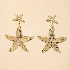Starfish earrings N677